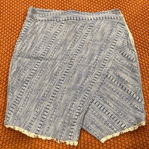 Loft Woven Lined Ikat Skirt